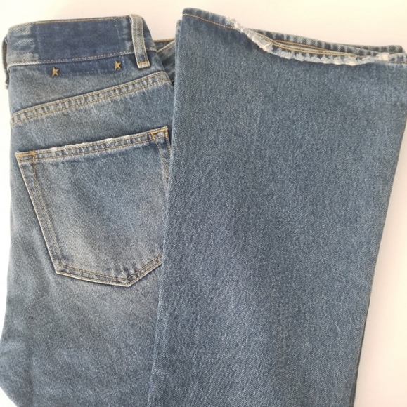 Golden Goose Karen Bootcut High Rise Jeans Size 27 Mid Wash Blue - Picture 3 of 5